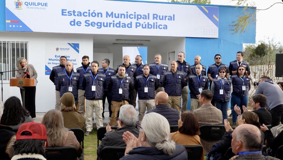 Quilpué inaugura su "comisaría rural" e implementa un número único de seguridad pública: prometen que el #1527 operará 24/7