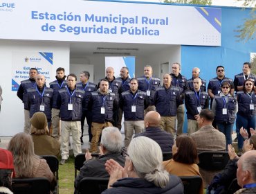 Quilpué inaugura su "comisaría rural" e implementa un número único de seguridad pública: prometen que el #1527 operará 24/7
