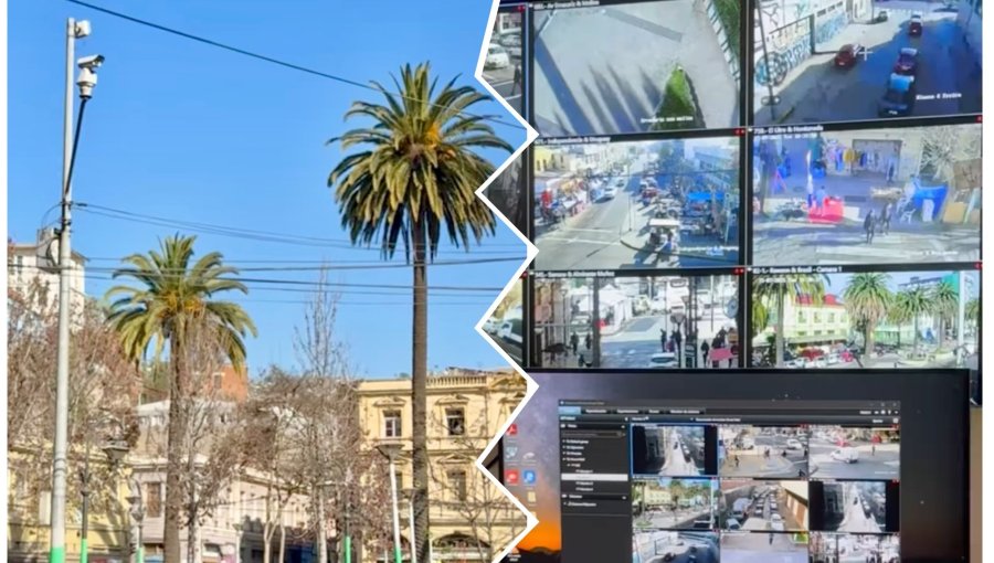 Valparaíso recupera 37 cámaras de seguridad que no funcionaban y ya cuenta con el 68% de los dispositivos operativos en cerros y el plan