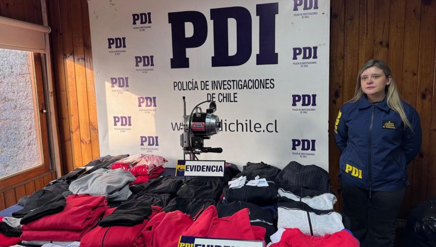 Incautan cerca de dos mil prendas de marca falsificadas avaluadas en $224 millones