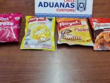 Calama: Descubren 9 kilos de droga oculta en envases de jaleas, pudines y flanes