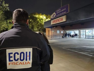 En Peñalolén un hombre murió baleado. Fue abandonado en el hospital Luis Tisné