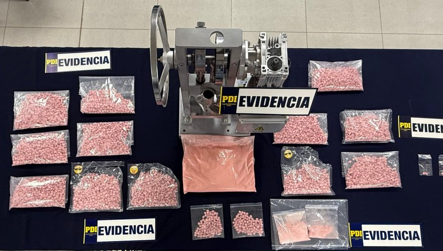 Al estilo de «Breaking Bad»: En Los Andes cae organización criminal que "cocinaba" drogas de síntesis en farmacia clausurada