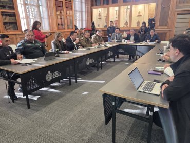 Definen seis prioridades de acción en Comité Operativo de Seguridad Pública y Prevención del Delito de la Quinta Región