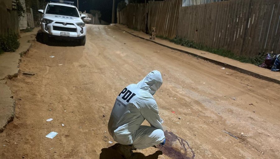 Homicidio frustrado en Valparaíso: Hombre fue baleado con escopeta tras discusión con una pareja en la parte alta del cerro Rocuant