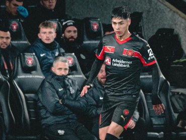 Darío Osorio fue titular en empate del Midtjylland por la segunda ronda clasificatoria de la Europa League