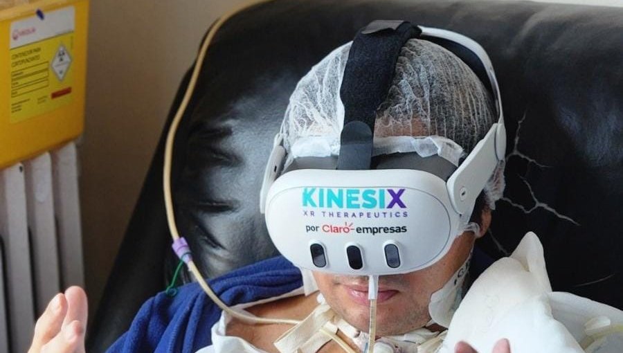 Aplican lentes 3D de realidad inmersiva en la para rehabilitación de paciente en UCI del Hospital Dr. Eduardo Pereira de Valparaíso