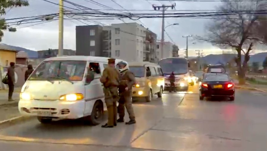11 detenidos deja operativo de fiscalización al transporte en San Felipe: nueve conducían sin licencia y dos tenían órdenes vigentes