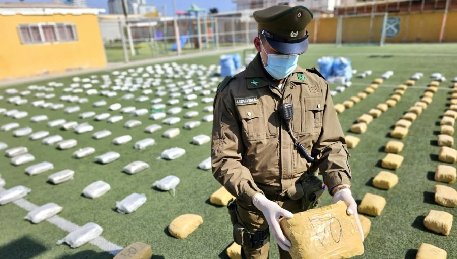 Detectan más de 700 kilos de marihuana ingresada a Chile por zona fronteriza: fue hallada en camioneta robada en Los Andes