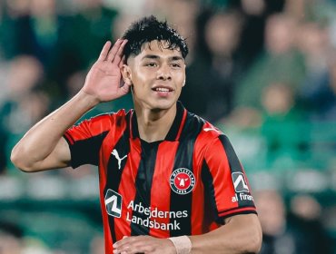 Darío Osorio anotó un golazo en sufrida clasificación del Midtjylland en la Europa League