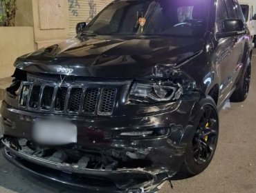 Vehículo de Brayan Cortés fue encontrado chocado en la vía pública en el centro de Santiago