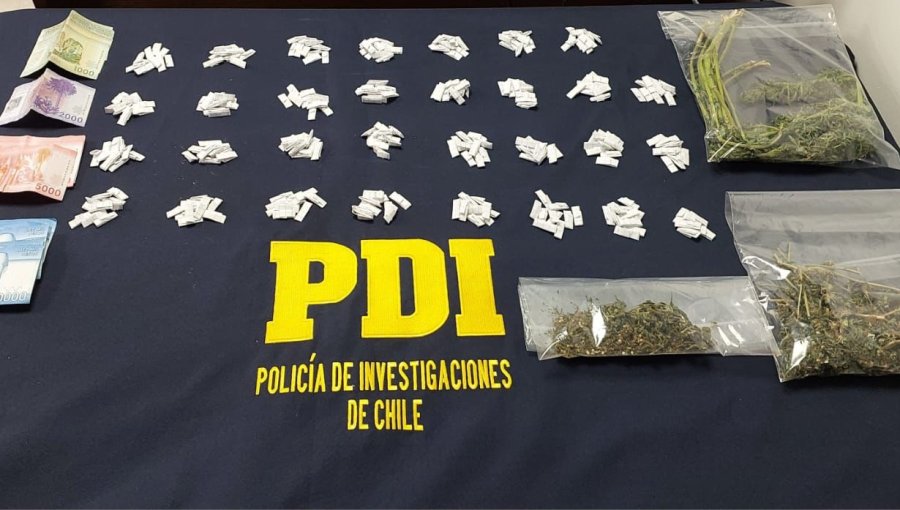 Desarticulan punto de venta de drogas en población Enrique Arenas de Quillota