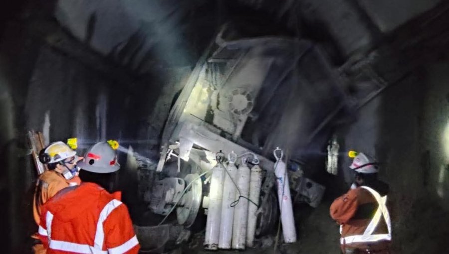 Sismo de 4.3 provoca derrumbe en faena de la División El Teniente de Codelco: seis trabajadores lesionados