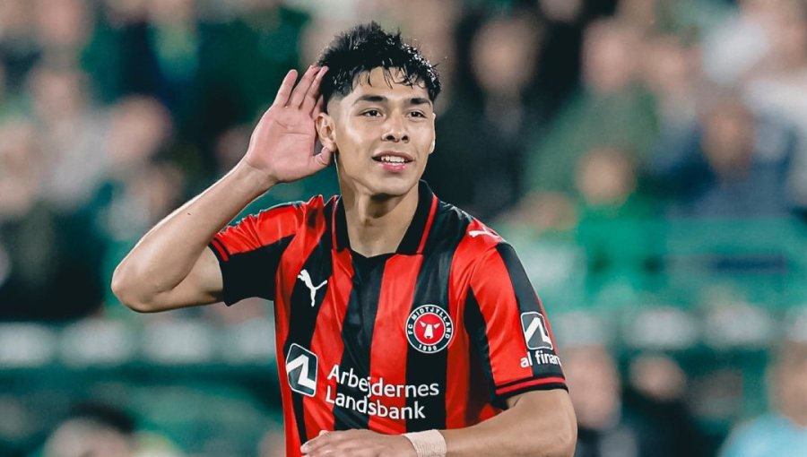 Darío Osorio anotó un golazo en sufrida clasificación del Midtjylland en la Europa League