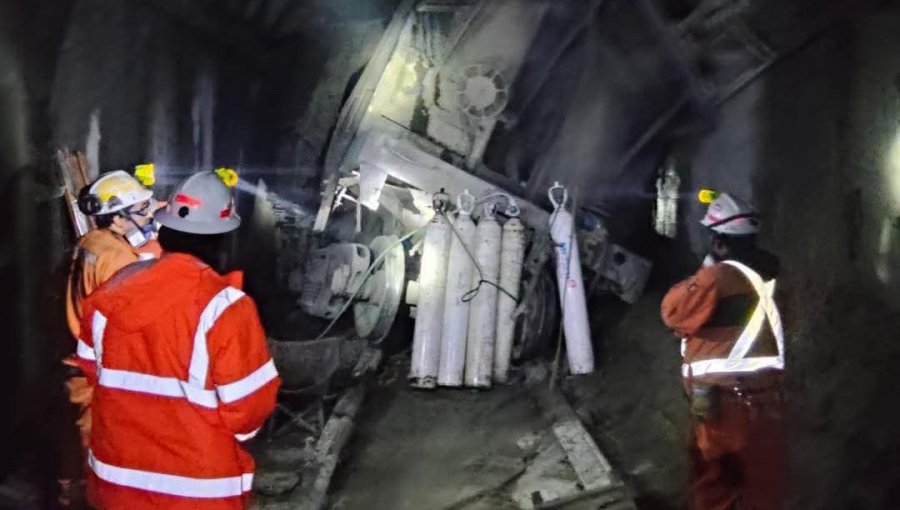 Cinco mineros siguen desaparecidos tras sismo en mina El Teniente: un trabajador murió