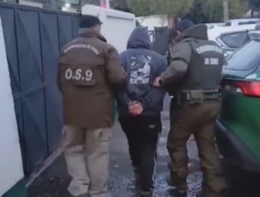 Detienen a hombre que mantenía una orden de detención por extorsión y sustracción de madera en La Araucanía