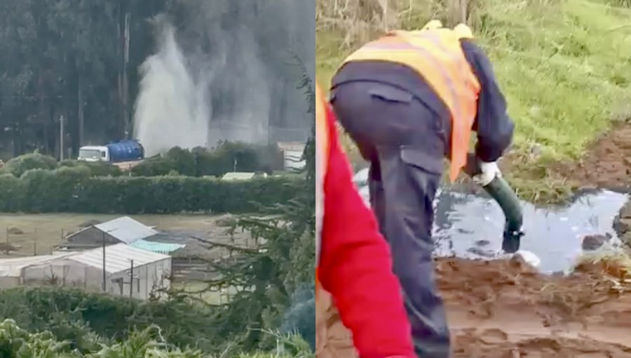Indignación en Quintero por nuevo derrame de hidrocarburos: filtración de diésel amenaza al estero y al humedal de Mantagua