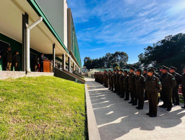82 carabineros recién egresados se suman a labores operativas en la región de Valparaíso