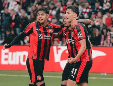 Darío Osorio aportó una asistencia en triunfo del Midtjylland en ronda clasificatoria de la Europa League