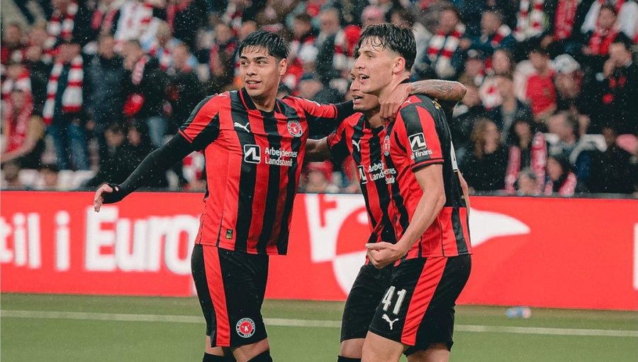 Darío Osorio aportó una asistencia en triunfo del Midtjylland en ronda clasificatoria de la Europa League