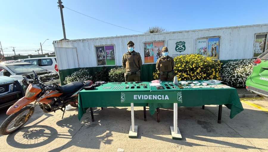 Allanamiento de Carabineros en población de Cartagena termina con tres detenidos por delitos de mayor connotación social