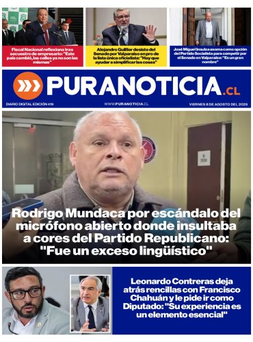 Edición 419 Viernes 08 de Agosto del 2025