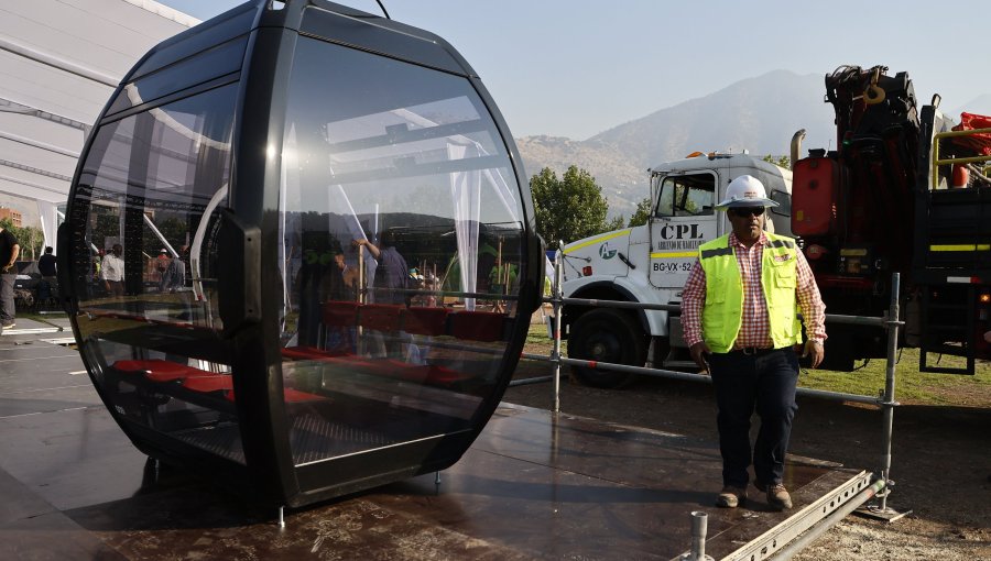 Ministerio de Obras Públicas informó avance del 40% en trabajos por el Teleférico Bicentenario