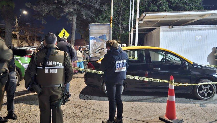 Adolescente fue asesinado a balazos tras subirse a un taxi en Melipilla: conductor también recibió un disparo y está grave