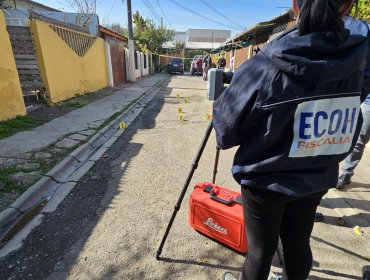 Investigan homicidio de mujer de 62 años baleada en su domicilio en Conchalí