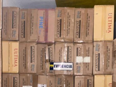 Decretan prisión preventiva para sujetos que fueron sorprendidos con $2.580 millones en cigarros de contrabando en Antofagasta
