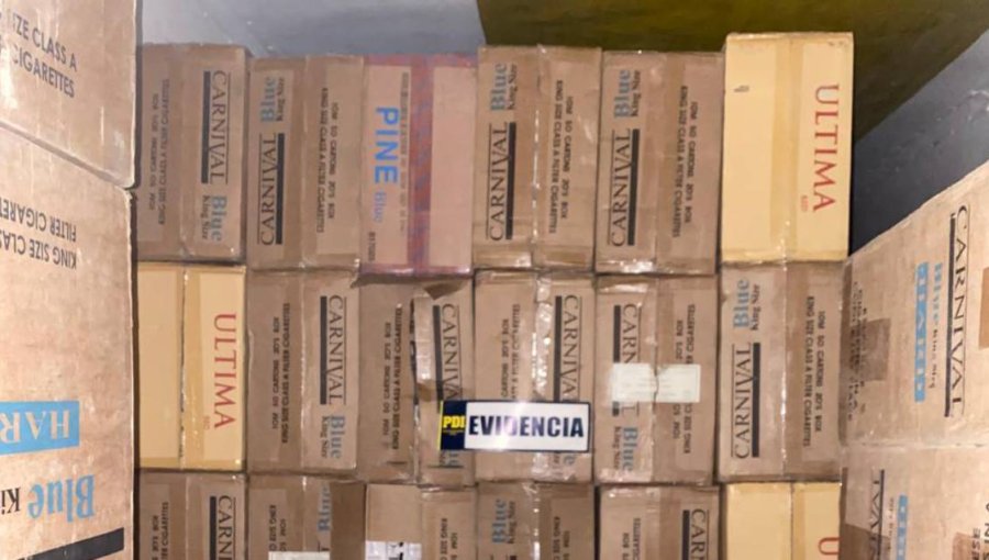 Decretan prisión preventiva para sujetos que fueron sorprendidos con $2.580 millones en cigarros de contrabando en Antofagasta
