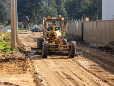Obras de pavimentación en la calle Riñihue beneficiarán a unas 20 mil personas en Reñaca