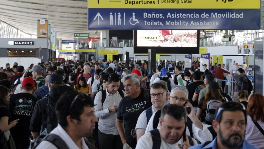 Aeropuerto de Santiago registra cifra récord de más de 15,7 millones de pasajeros entre enero y julio de este año