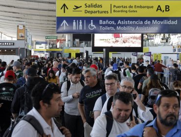 Aeropuerto de Santiago registra cifra récord de más de 15,7 millones de pasajeros entre enero y julio de este año