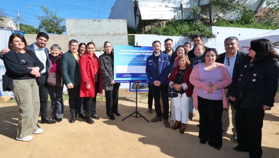 Bienes Nacionales transfiere terreno a la Municipalidad de Quilpué para la construcción del futuro Cecosf de Pompeya