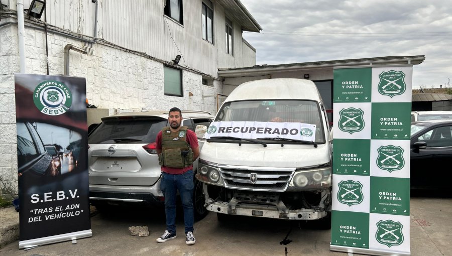 Detienen a hombre que mantenía un automóvil con encargo y otro adulterado en taller mecánico de Viña del Mar