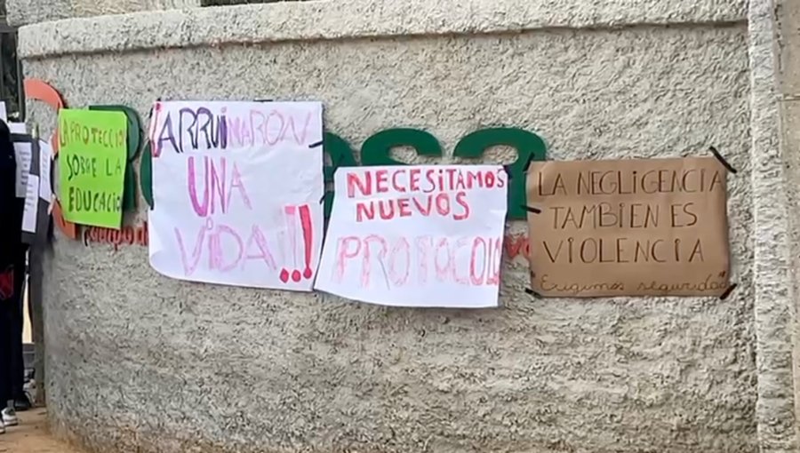 Comunidad de colegio de Villa Alemana exige medidas inmediatas tras denuncia contra inspector por violación a alumna