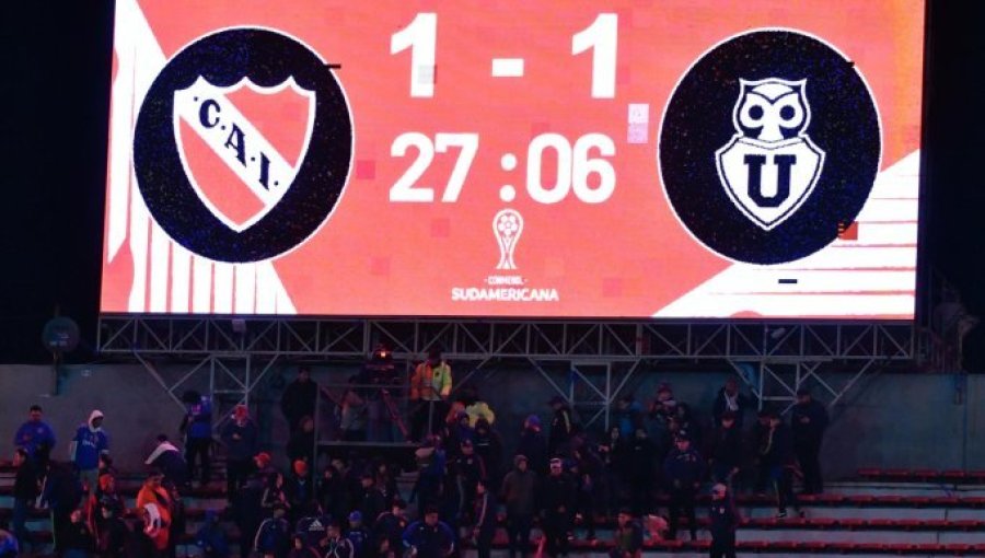 Figura de Independiente por violentos disturbios en el duelo ante la U: "Lo deportivo pasa a segundo plano"