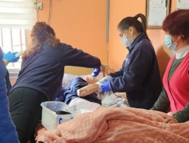 Más de 2 mil atenciones domiciliarias ha realizado el Hospital Eduardo Pereira de Valparaíso durante los últimos dos años