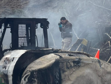 Nuevo ataque incendiario en La Araucanía destruye maquinaria y estructuras forestales