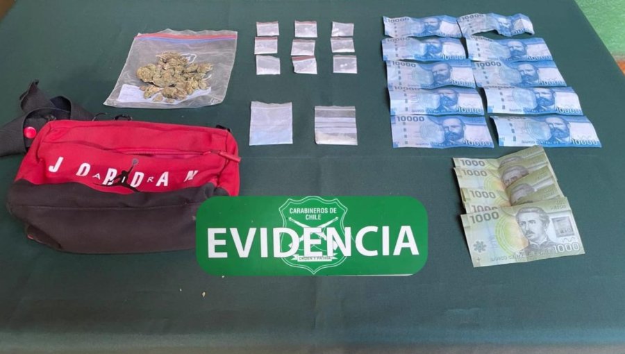 Detienen a dos personas en Viña del Mar por receptación: uno de los sujetos tenía droga en su poder