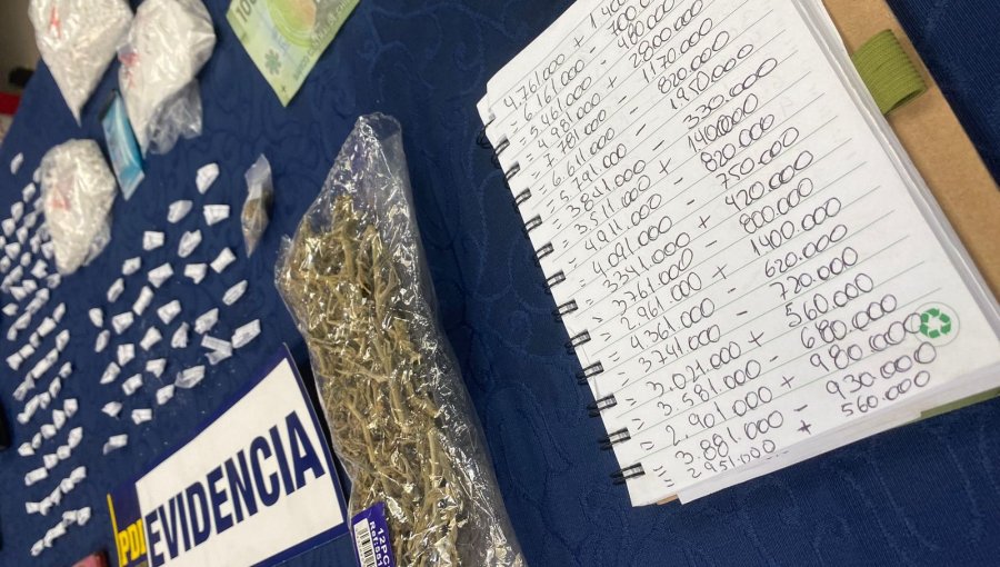 Desarticulan tres puntos de venta de droga en tomas de San Antonio: dos mujeres fueron detenidas en operativo de la PDI