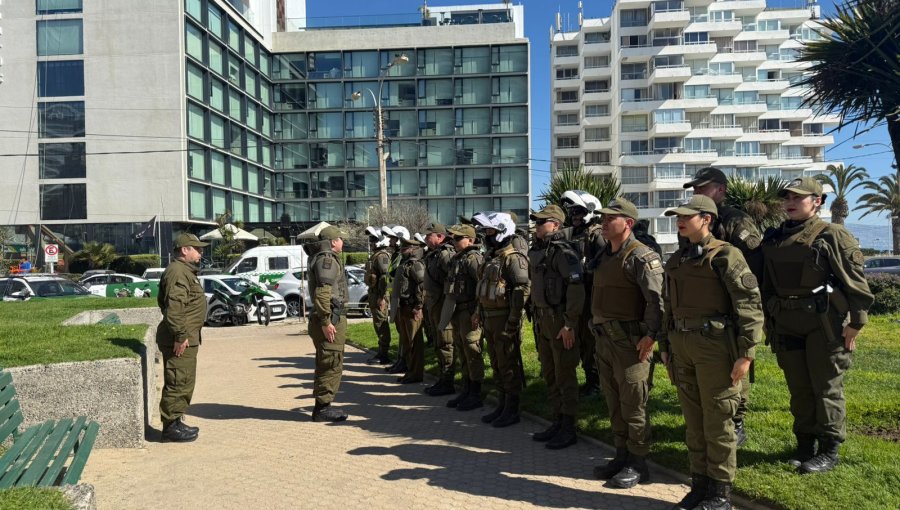 Con 17 detenidos terminan operativos «Ronda Impacto» en Viña del Mar y Quintero