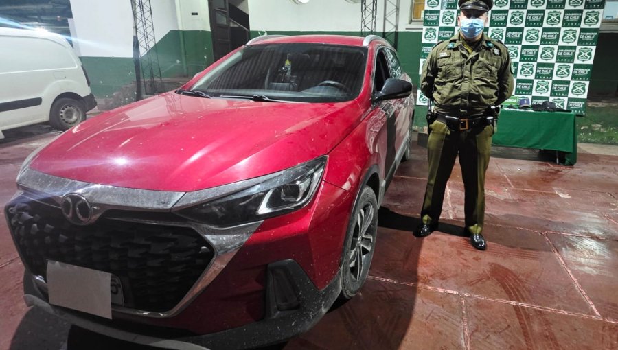 Capturan a banda que fue sorprendida robando accesorios desde vehículos en Los Andes