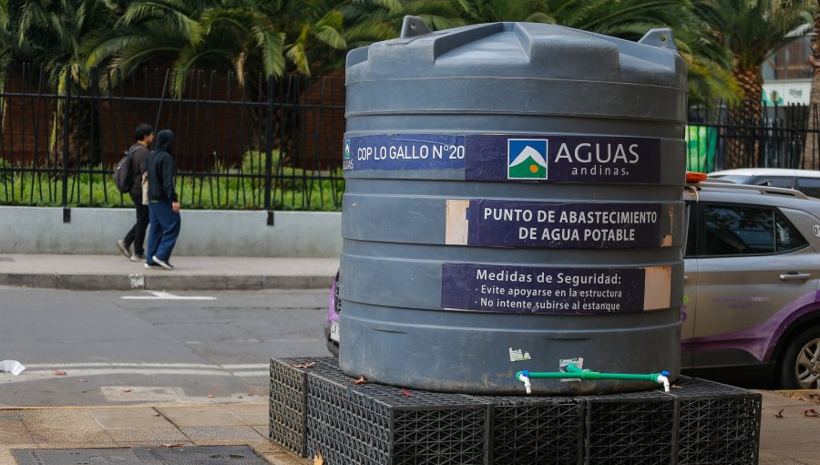 Aguas Andinas realizará corte programado de 36 horas en sectores de seis comunas de la región Metropolitana