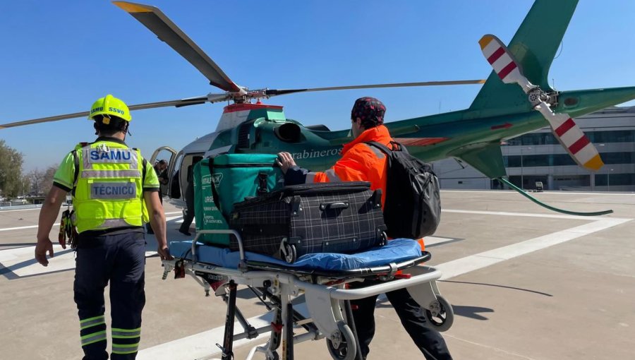 Destacan exitoso traslado aéreo de corazón desde Santiago al Hospital Fricke de Viña del Mar