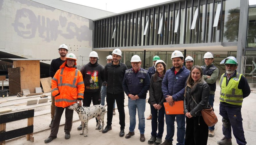 Destacan avance en las obras del nuevo Centro Cultural de La Calera: construcción estuvo más de una década paralizada
