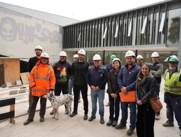 Destacan avance en las obras del nuevo Centro Cultural de La Calera: construcción estuvo más de una década paralizada