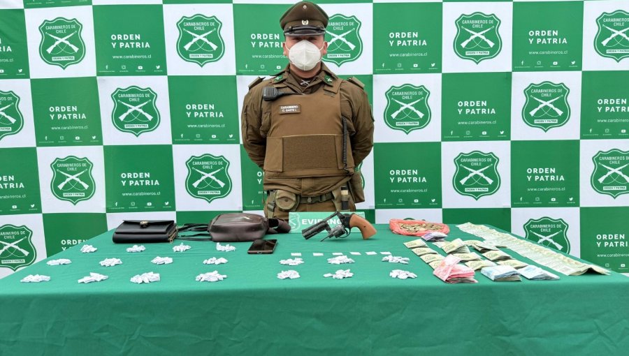 Cuatro personas detenidas dejan dos procedimientos de Carabineros en Cartagena