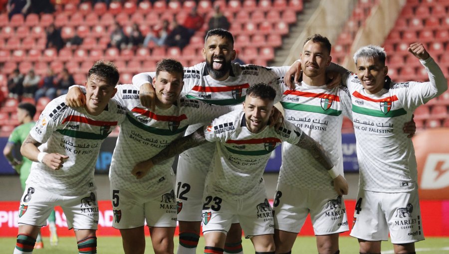 Palestino derrotó en la agonía a U. La Calera y alcanzó el subliderato de la Liga de Primera